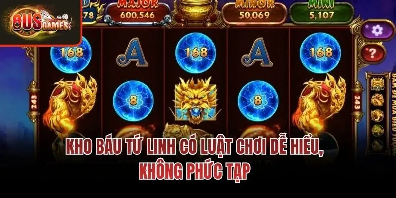 Kho báu tứ linh có luật chơi dễ hiểu, không phức tạp